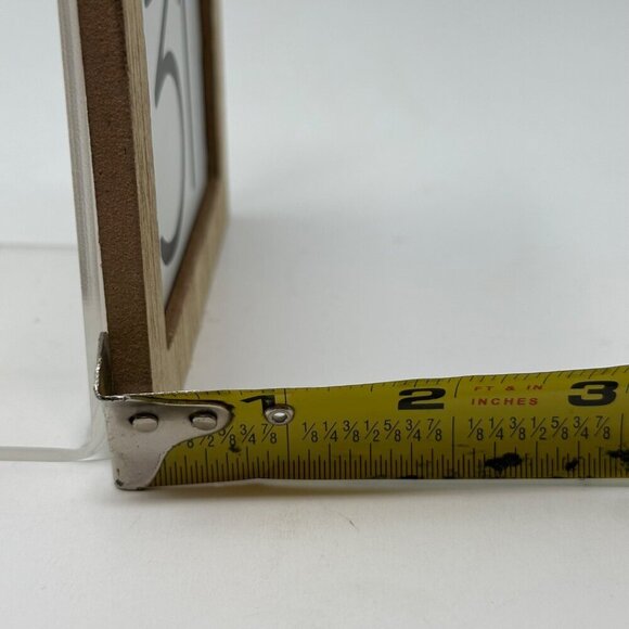 Mini Wood Sign Halloween Decor Farmhouse Rustic Square Hanging Block 4.25 inch - Picture 7 of 9